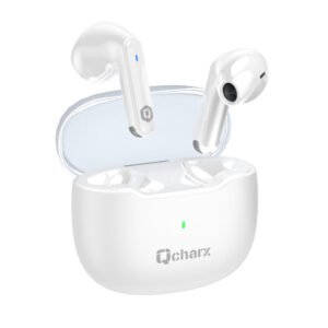 Qcharx Harmony Auriculares TWS Bluetooth 5.3 Blancos Audio