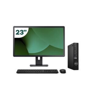 Pack Dell 5080 Micro i5 10500T 16GB SSD 512GB + LCD 23" + Tecl y Ratón Inalámbrico + WiFi