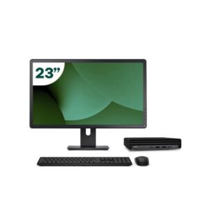 Pack HP 800 G6 Mini i5 10500T 16GB SSD 512GB + LCD 23" + Tecl y Ratón Inalámbrico + WiFi