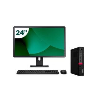 Pack Lenovo M720q Tiny i5 9500T 16GB SSD 512GB + LCD 24" + Tecl y Ratón Inalámbrico + WiFi
