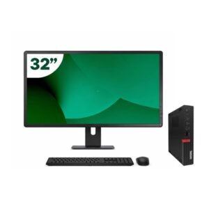 Pack Lenovo M920q Tiny i5 9500T 8GB SSD 512GB + LCD 32" + Tecl y Ratón Inalámbrico + WiFi