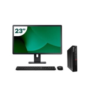 Pack Lenovo P340 Tiny i5 10500T 16GB SSD 512GB + LCD 23" + Tecl y Ratón Inalámbrico + WiFi